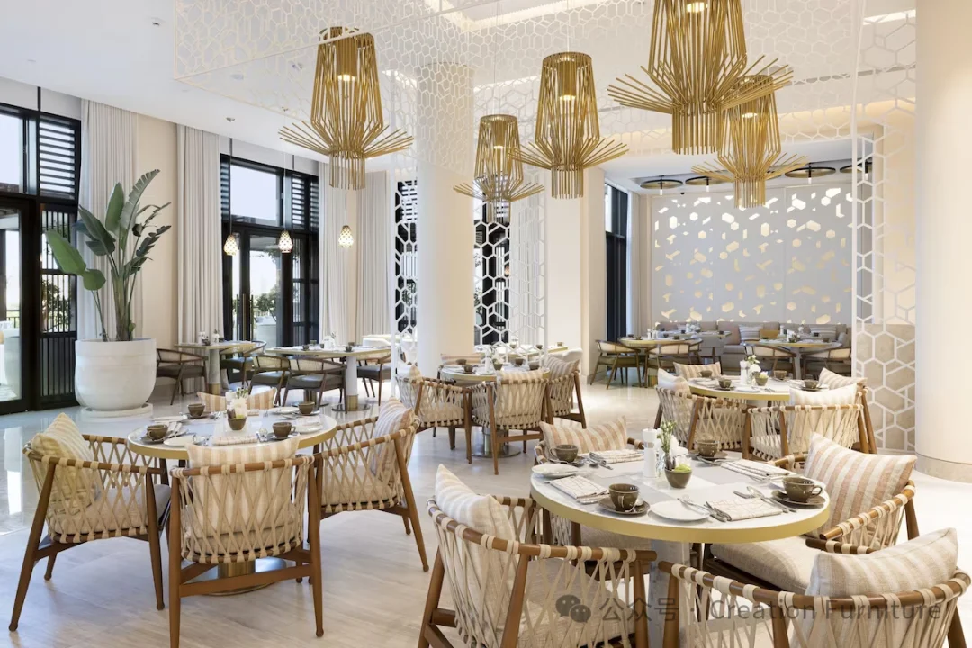 CREATION Hotel Project Jumeirah Gulf of Bahrain Resort and Spa Hotel Lobby And Bedroom Furniture Sets