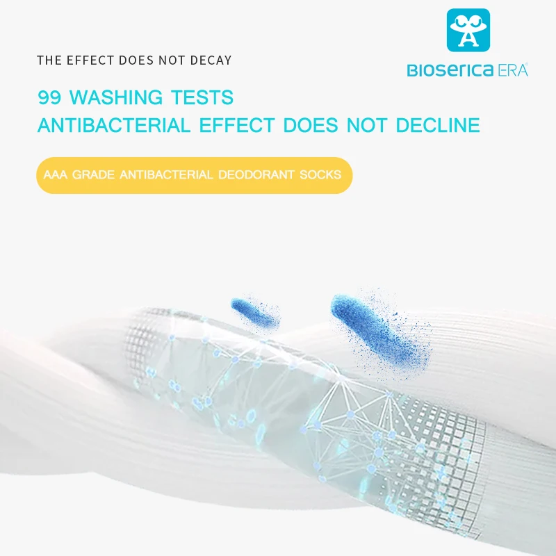 Антимикробные носки Bioserica Era SEW004L, женские хлопковые носки, удобные носки, оптовая продажа с фабрики, поддерживается Прямая поставка