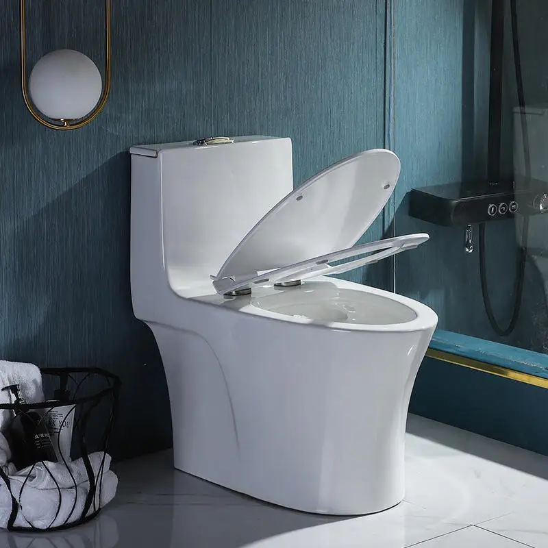 Cupc American Bathroom Water Closet Upc White Ceramic Elongated Porcelain Siphonic Flush One Piece Toilet