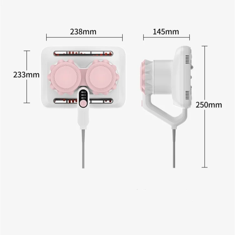 CM001 Double Cup Powerful Deep Cleaning Handheld UV Lamp Bed Mattress Vacuum Cleaner with Dust Mite Sensor