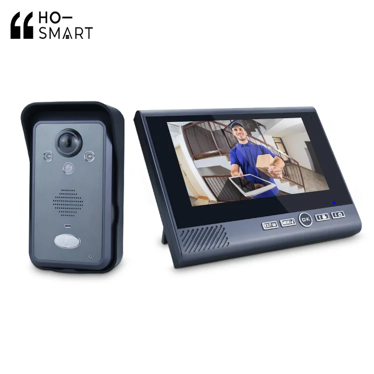 Wireless Video Door Phone Smart Doorbell with Camera Multi Apartment Video Door Phone Intercom System