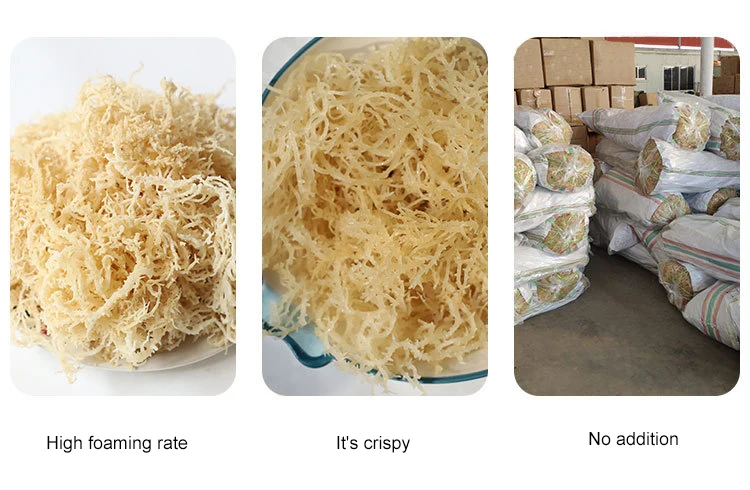 Китайский пищевой завод для приготовления супа, оптовая продажа, хорошая цена, обезвоженные овощи, морской мох, сушеный на воздухе морской мох