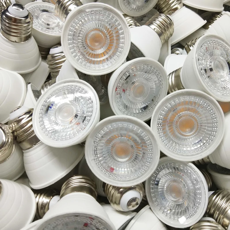 Led Spot Light Led Cup MR16 E27 6W 7W 3000K 4000K 6000K Aluminum SJ Modern Led Spotlights Mini 3 W Zigbee Led Bulb Mr16 700l 100