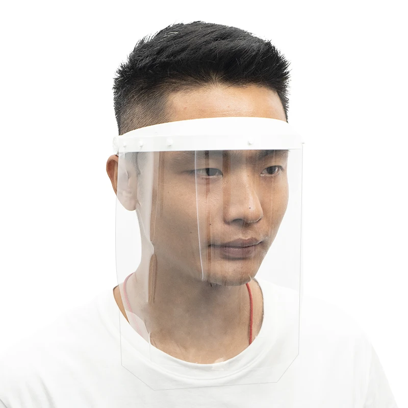 Transparent Anti Fog Face Shield Custom Color Safety
