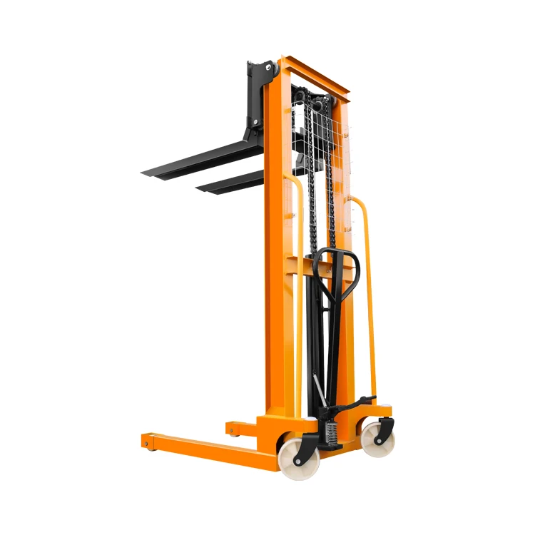 1 Ton Manual Stacker Forklift Hand Hydraulic Stacker