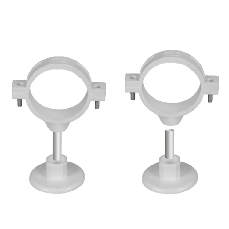 Supply customized size wholesales traditional craft pvc plastic clamps three way elbow for tubes pipe fittings