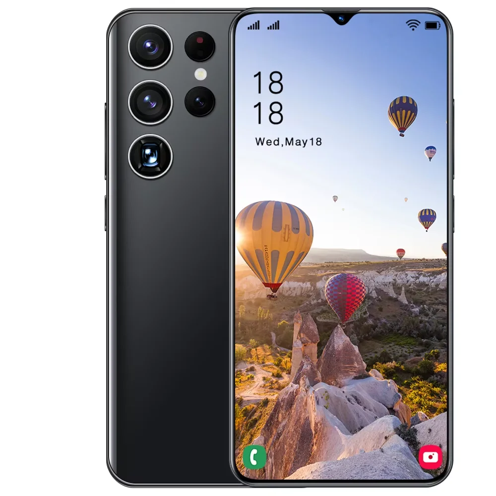 Лидер продаж мобильный телефон S22 Ultra 5G оригинальный смартфон 8G 256GB 6 7 дюймов высокое разрешение Android 12 быстрая доставка