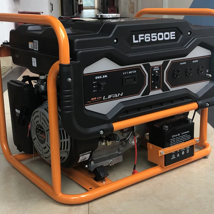 Power Generator Portable Household Electric Start 5kw Gasoline Generators for Home