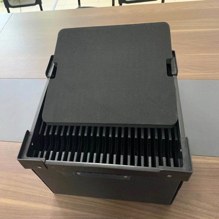 Conductive And Antistatic Plastic Boxes Reusable Packing ESD Corrugated Box, Shipping Container