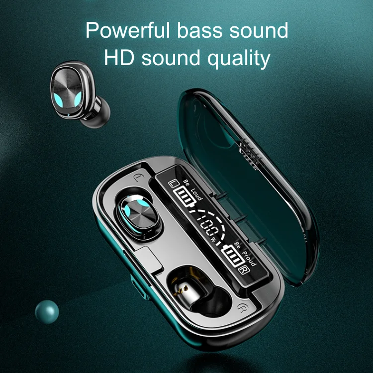 Новые наушники TWS BT 5 1 Hi-Fi с басами водонепроницаемые наушники-вкладыши беспроводная гарнитура сенсорным управлением со светодиодным экраном