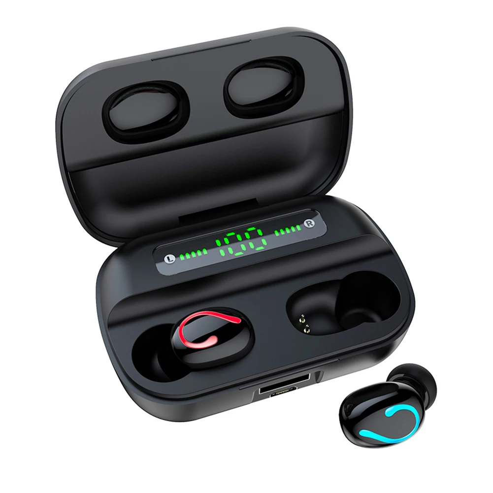 2022 in-ear earphone innovative electronics earphone earbuds wireless with LED power display