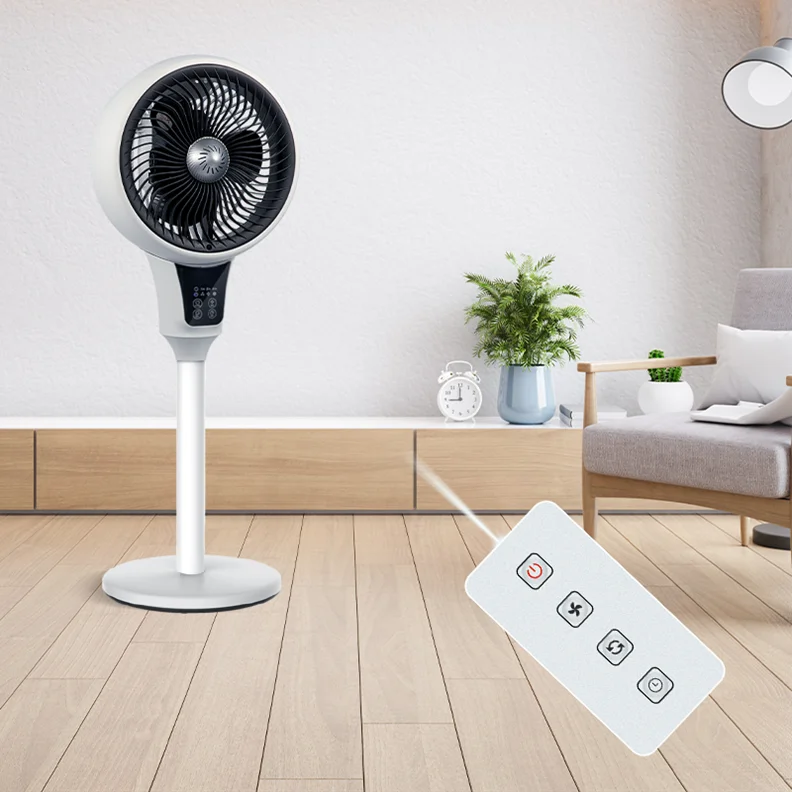 Adjustable height pedestal brushless dc portable circulation electric stand fan low noise air circulation fan