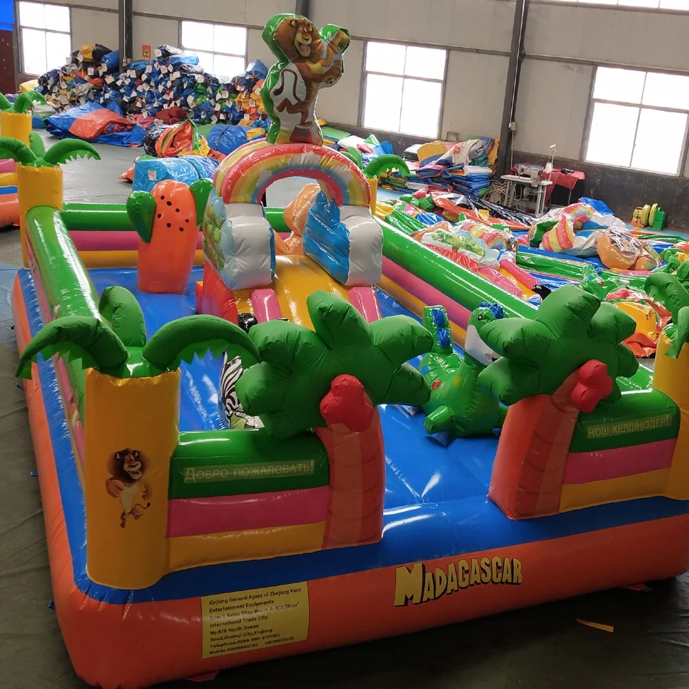 High Quality Madagascar Inflatable Bouncing Castle Small Jumping Catsle House for Sale PVC