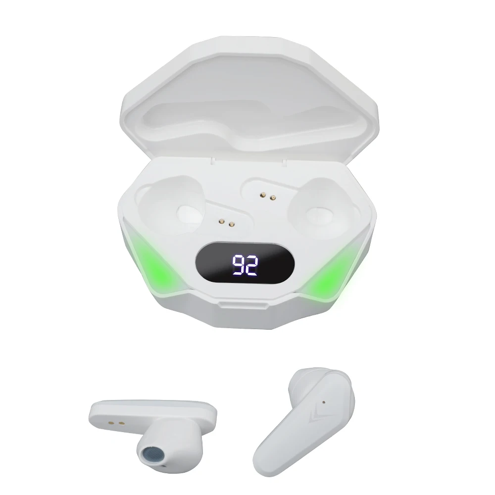 KINGSTAR Wireless In-ear Gaming Headphones Cheap RGB TWS Earbuds 45MS No Delay Game Earphones With Microphone Charging case