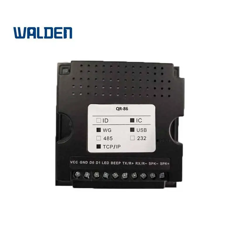 ID/IC Qr code scan access card reader Wiegand/RS485/RS232/USB/UART(TTL)