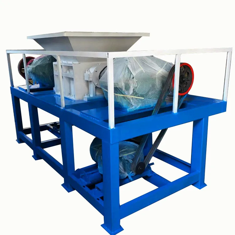 rubber Crumb Tire Shredders double shaft truck rubber car tire shredder machine for sale