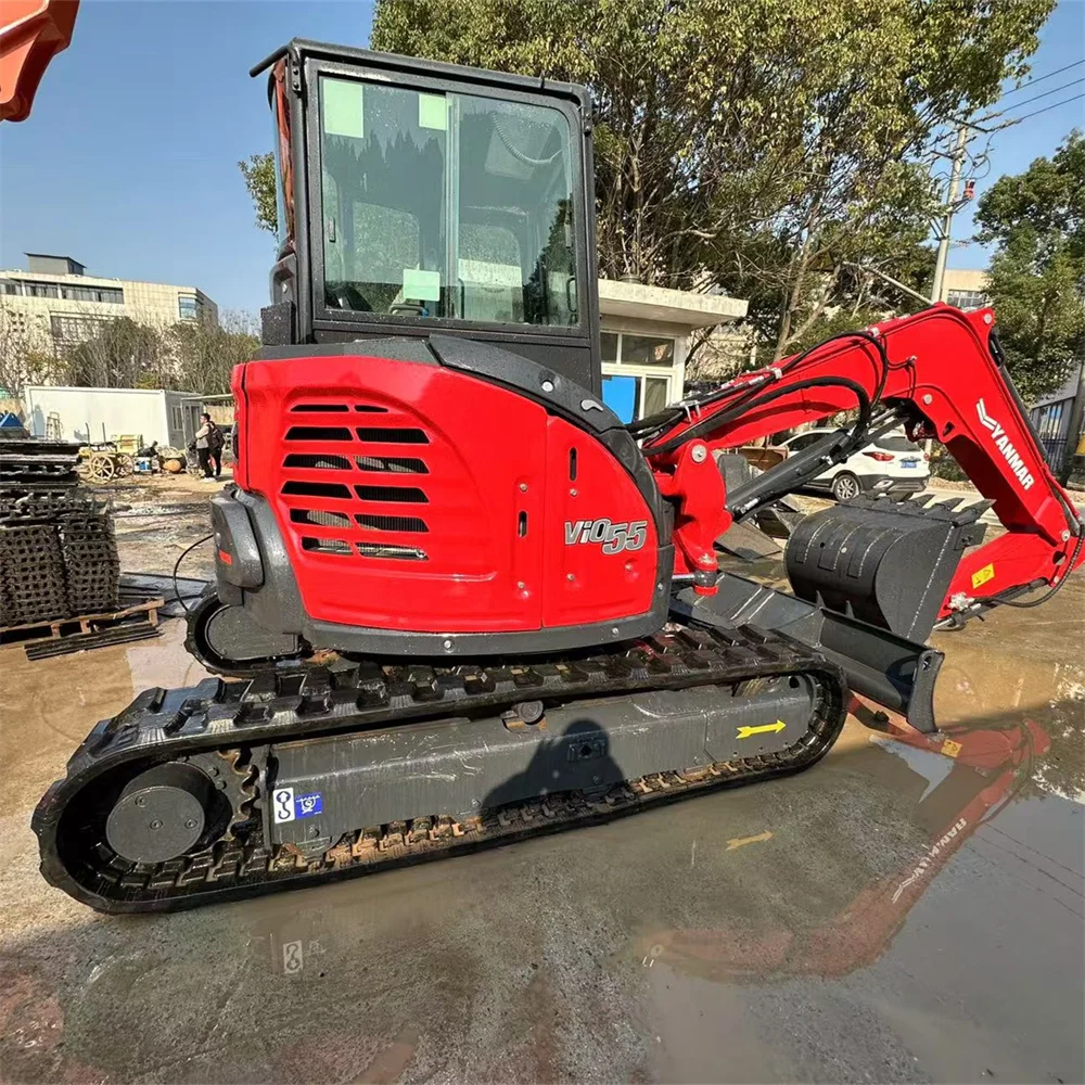 Yanmar Vio55 original Japan used Excavator Engine model Yanmar Vio55 Bucket excavator Small and medium low price