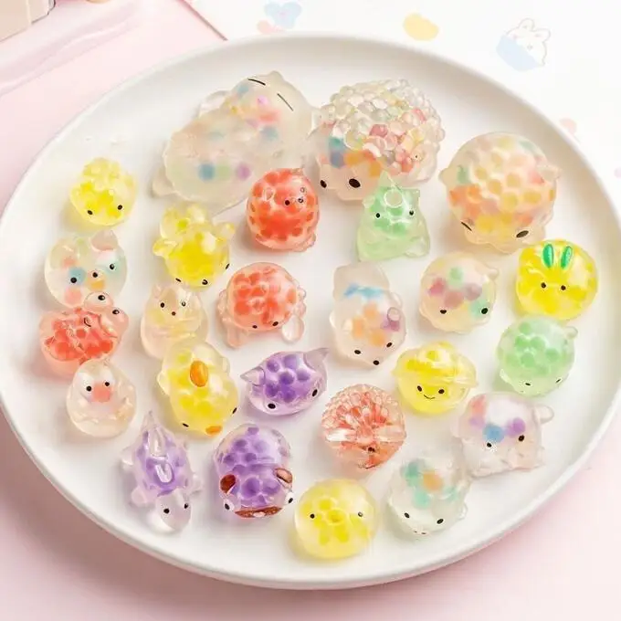 Hot selling mini mochi animal toy sets Cheap Water Filled Beads Squishy Manufacturer Squishy Stuffed Animal Octopus Squishy Toy