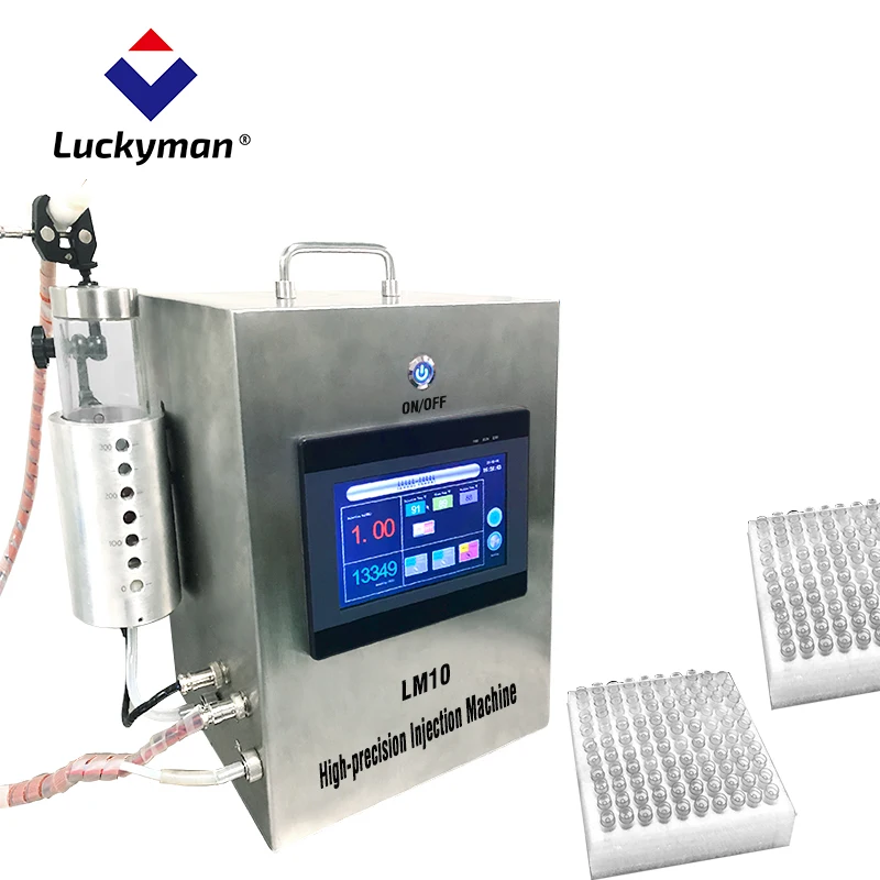
2021 Injection machine Luckyman Cbd Oil Cartridge Filling Machine 1ML Cartridge Oil Liquid Filling Machine 