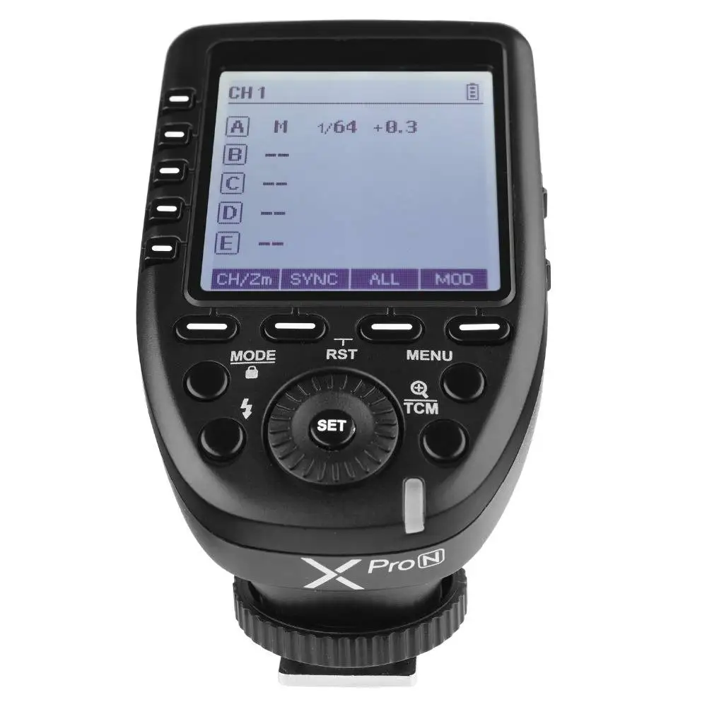 Godox Xpro C/N/S/F/O/P TTL 2.4G Wireless Flash Trigger For All Camera Brand