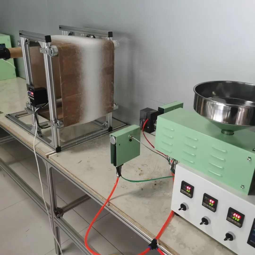 melt blown cloth cloth  small plastic extruder for desktop single screw sj25