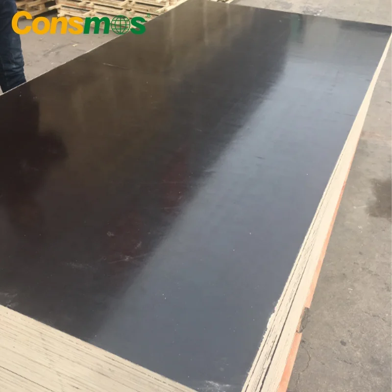 High Quality 9mm 12mm 15mm 18mm Black Concrete Phenolic Laminated Formwork Film Faced Plywood for Building Material