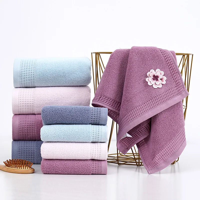 Amazon Select Supplier Hilton High Quality microfiber Soild Towel Cotton thickened bath beach Custom Towels