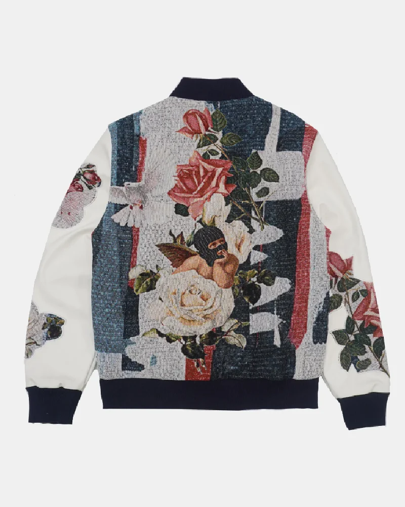 Quick Customize Custom Logo Tapestry Jacket Woven Jacquard Streetwear High Quality Designer Tapestry Blankets Hoodies Jackets