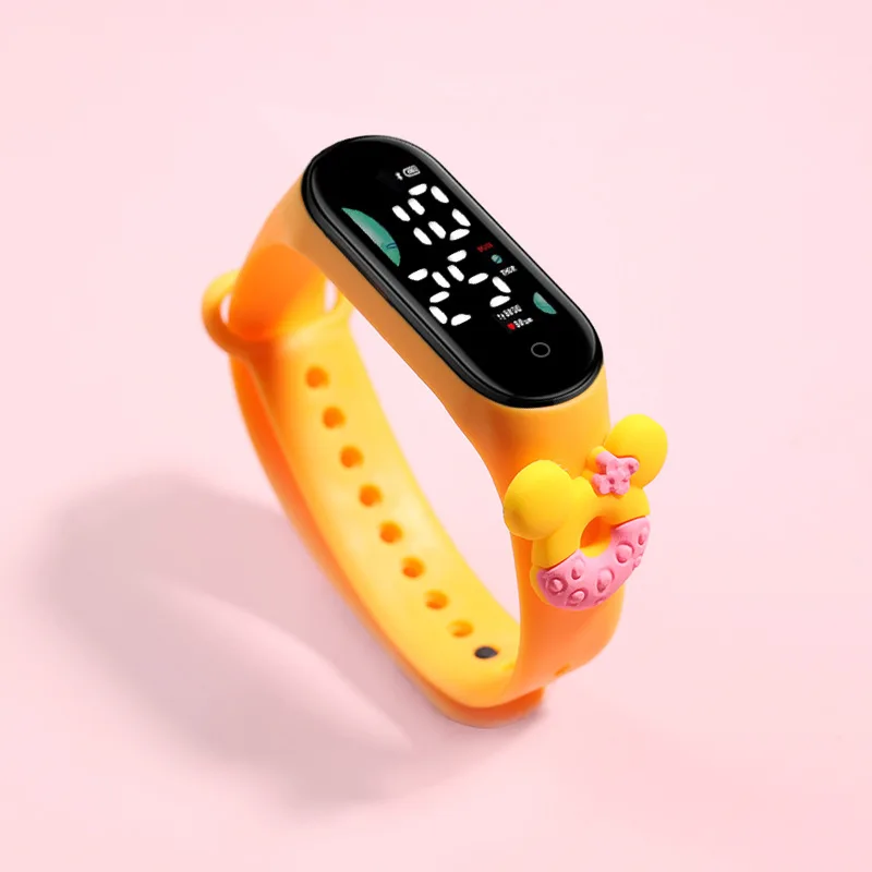2023 Fashion Cartoon Touch Kids Watches Cartoon  CUSTOM Digital Child watch For Boys Girls LED Display Clock Relogio