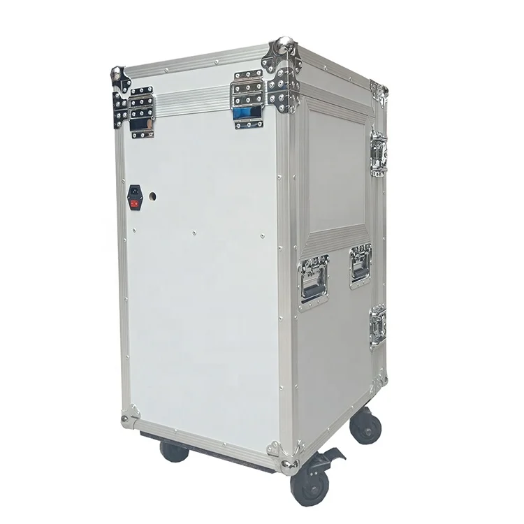 Wheels Shock Proof Durable Rackmount Storage Travel Rack Aluminum Drawer Flight Cases