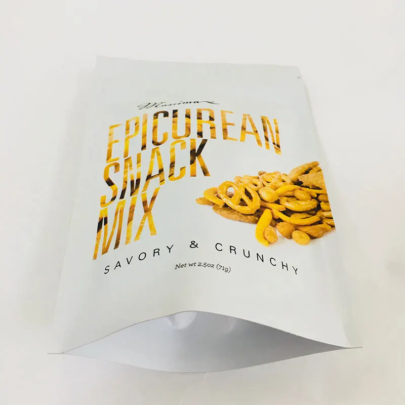 Custom Printed Plastic Aluminum Foil Dried Fruit Pouch Snack Food Packaging Bag Potato Chips Bag