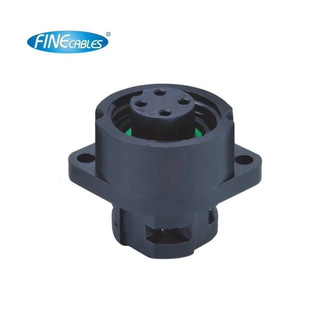 Finecables Waterproof Electrical Marine Panel Mount RD24 Connector