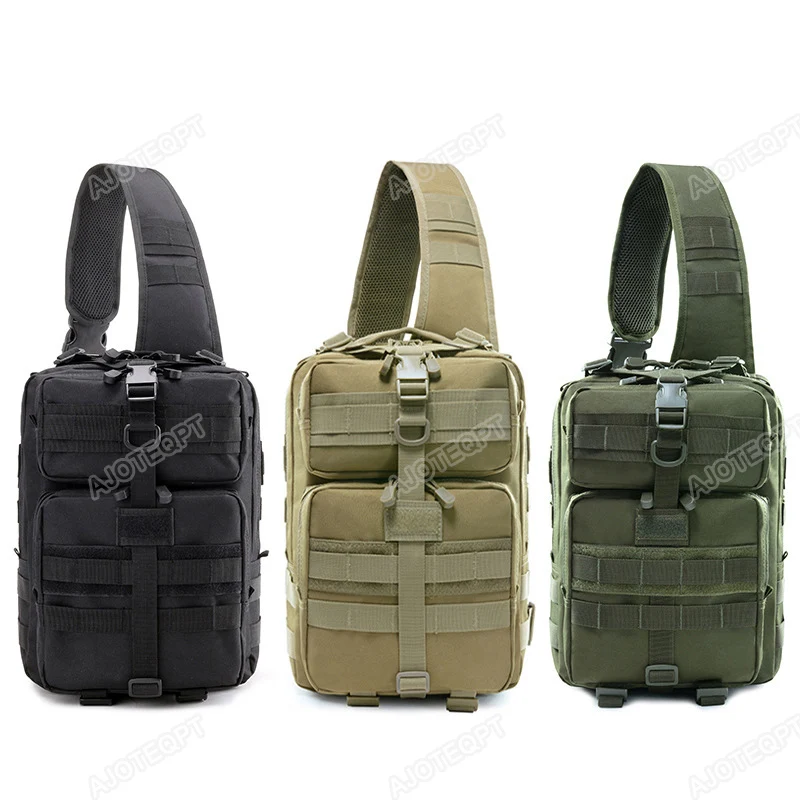 AJOTEQPT Custom Multifunctional Laptop Hiking Sling Bag Fashionable Messenger Bag for Men