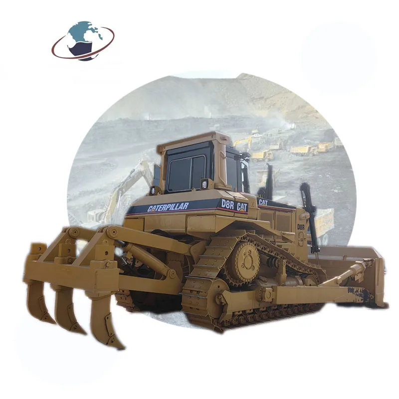 Гусеничный бульдозер D8R, сделанный в Японии, оригинальный гусеничный бульдозер для тяжелых дорог D7R D8R D9R на складе