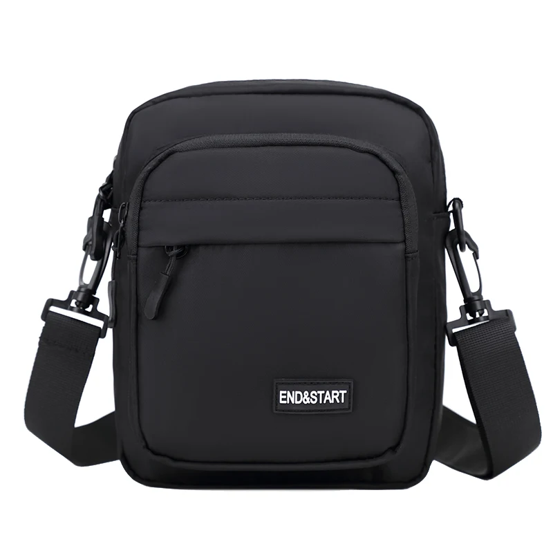 Custom Promotion Plain Travel Single Shoulder Men Crossbody Bags Messenger Satchel Bag for Men