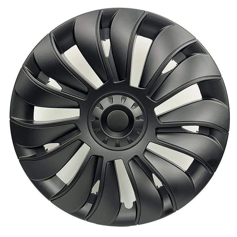 RICOO HubCap Performance Replacement WheelCap Automobile Full Rim Cover Accessories for Tesla Model Y 19 Inch Hubcap New Design