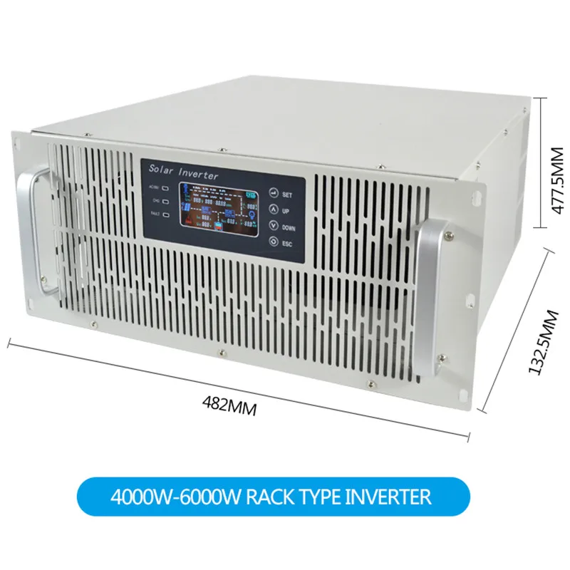 5KW rack type hybrid inverter 5000W 24V/48V/96V 100A Mppt hybrid solar inverter AC 110V 220V Output