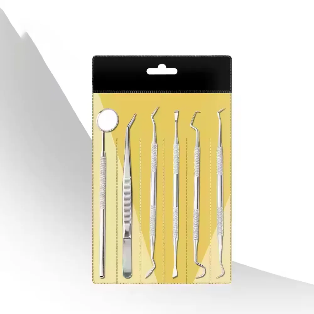 Medical dental tools cleaning dental stone foreign body six-piece set of experimental equipment