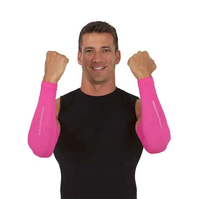 Cycling Sleeve Outdoor Sports Arm Sleeve Sun Protection UV Arm Sleeves Ice Fabric Breathable Running Cycling Arm Warmers