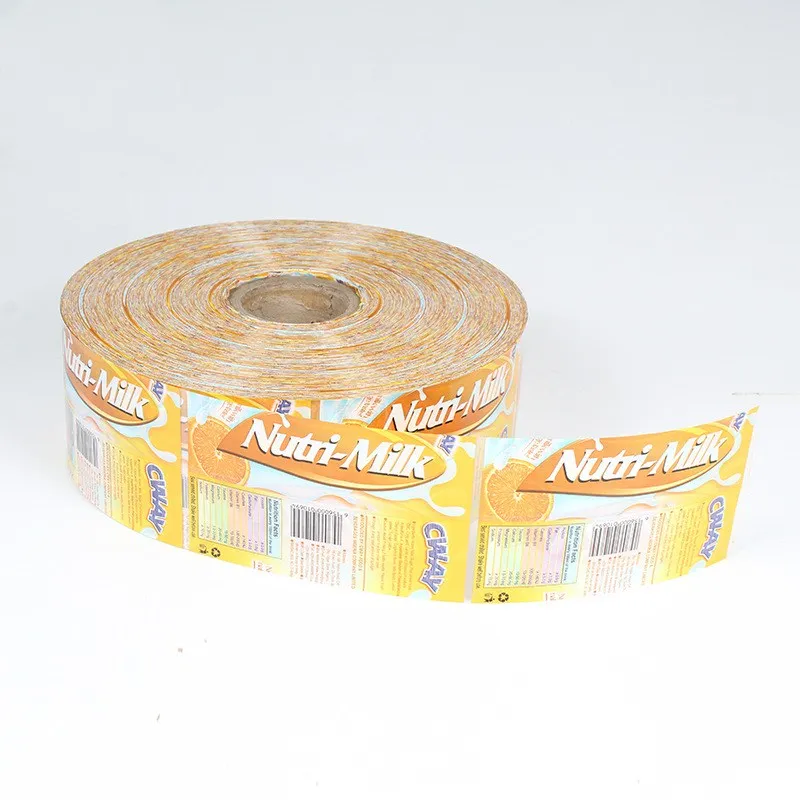 Custom Logo Heat Labels Wrap Protein Powder Bottles PVC Film Packaging Plastic Juice Water Cans Glass Beverage Shrink Sleeve