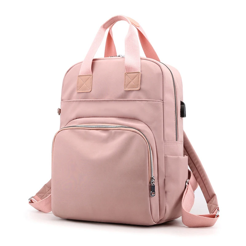 2022 New Style Womens Backpack Bah Luxury Good Quality Large Capacity Convenient Travel Laptop Backpacks from Korea with USB