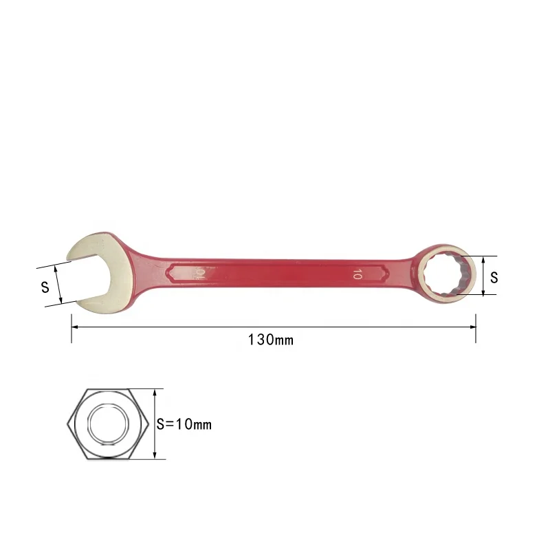 High quality and environmental protection double open end wrench used to loosen or tighten large bolts and nuts