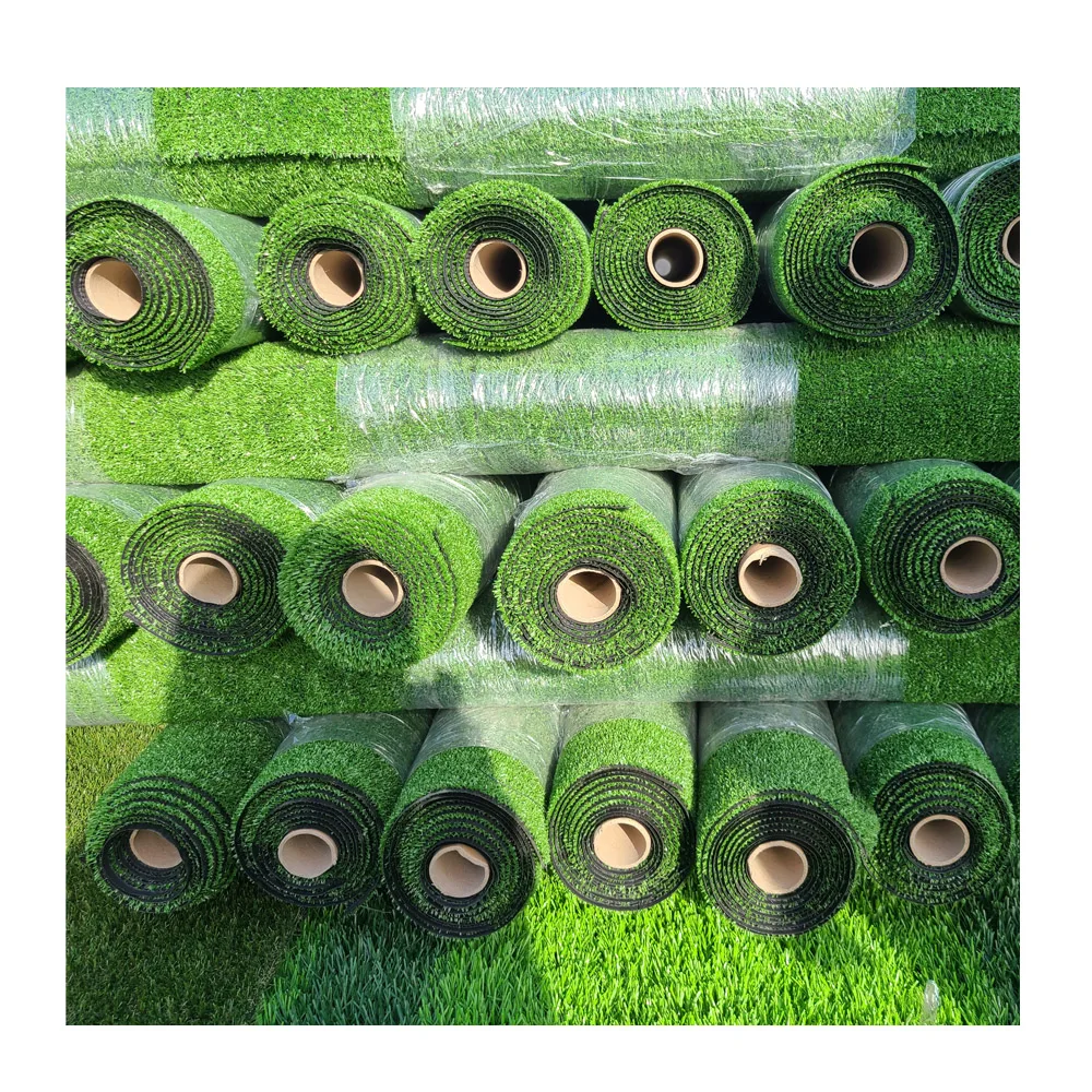 SHANZHONG Short Artificial Grass Small Rolls Plastic Grass Carpet Rugs wholesale