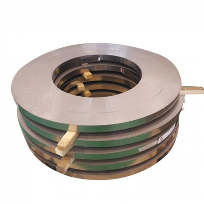 JIS ASTM DIN cold rolled high-strength blue GI steel strip carbon packaging galvanized strap band