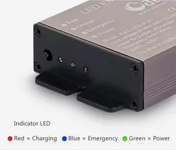 Hot Selling Gray Aluminum LED Emergency Driver Kit IP30 for 3-60W LED Light 3.7V Li-Ion Battery CE ROHS LVD Certified