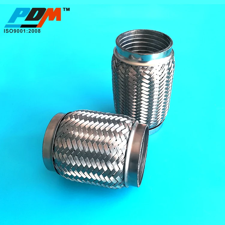 2 Inch Car Stainless steel Systems factory Auto Joint Bellows with Nipple Exhaust Flex Flexible Pipe