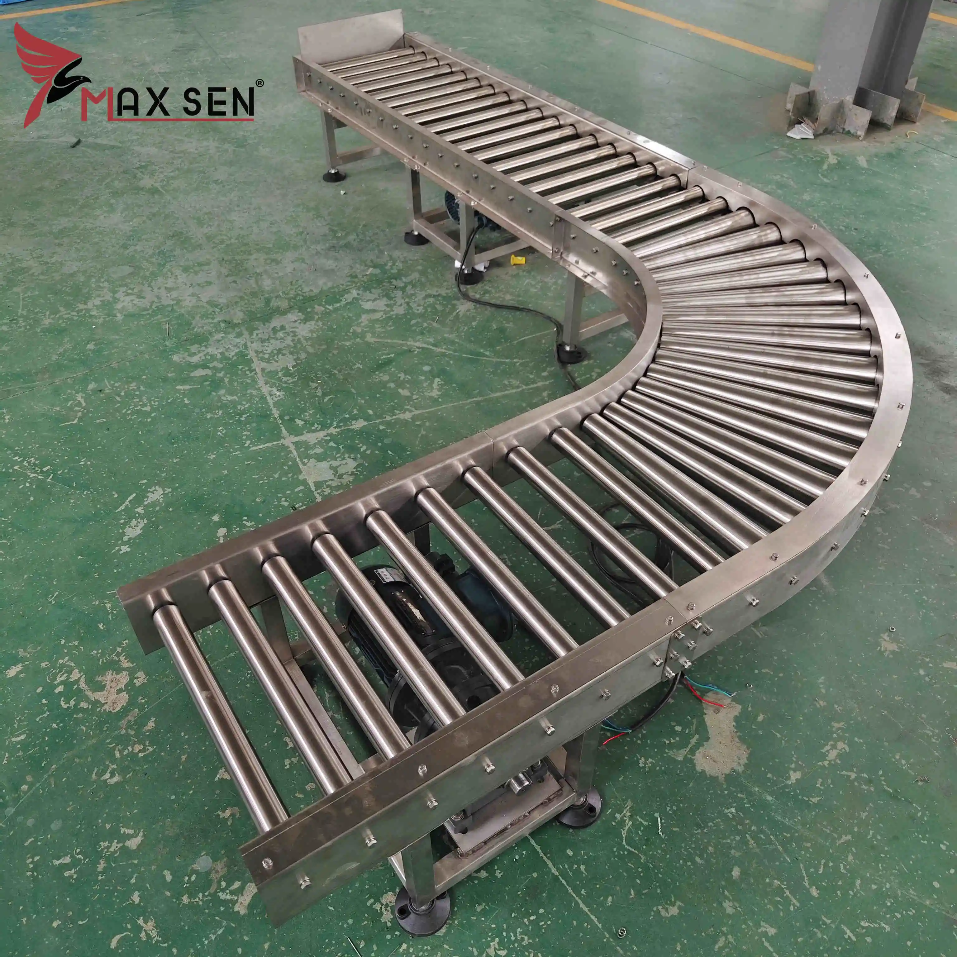 Manufacture Customized Carbon Stainless Electric Roller Parts Conveyor Belt Roller Controller Conveyor Line
