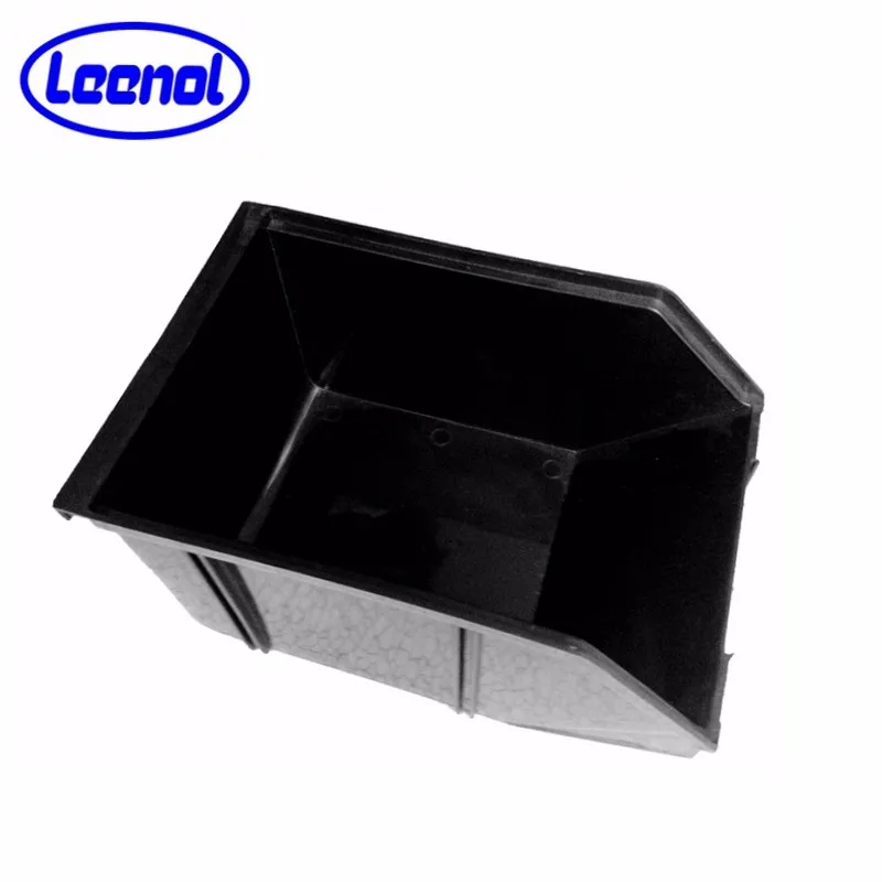Leenol Widely Use Electronic ESD SMT Rack Black PCB Packing ESD Component Box Container Plastic Bin Conductive Tray
