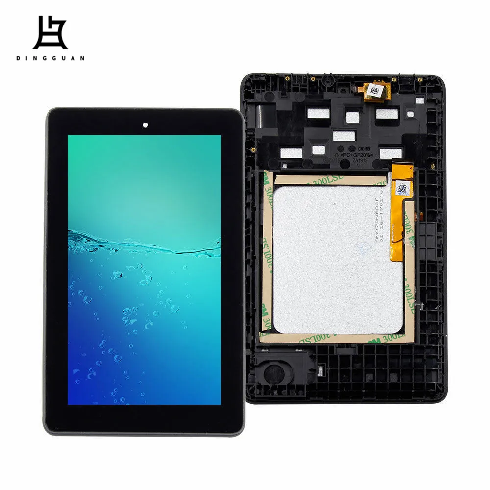 ЖК-дисплей с сенсорным экраном дигитайзер с рамкой для Amazon Kindle Fire 7 5th 2015 SV98LN экран Запасные части