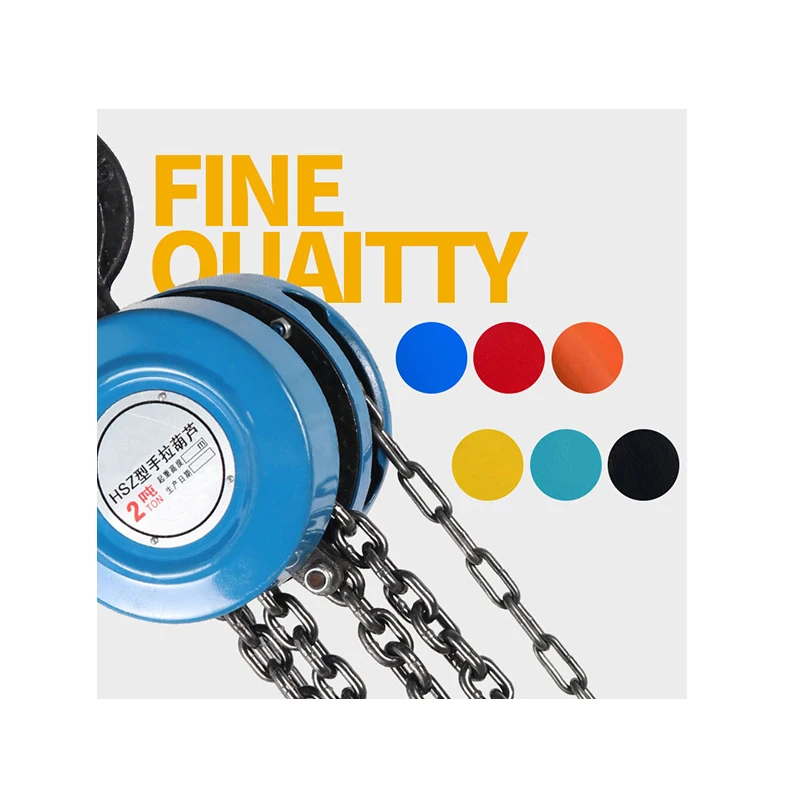 1 ton 2 ton 3 ton  lifting manual hoist 5ton heavy duty chain pulley block 3 ton 20ton small chain hoist